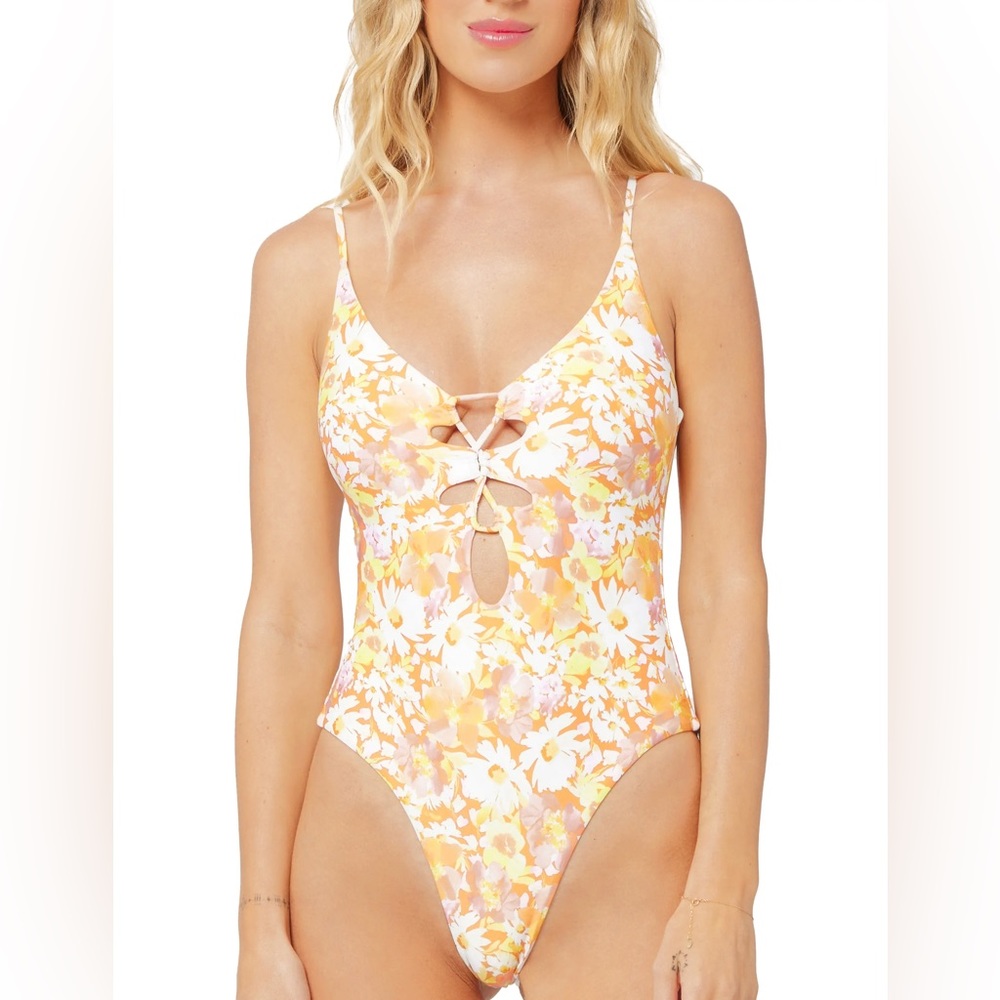 L*SPACE Topanga Classic Floral One-Piece Swimsuit